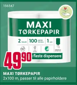 Europris MAXI TØRKEPAPIR tilbud