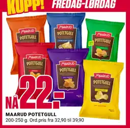 Europris MAARUD POTETGULL tilbud