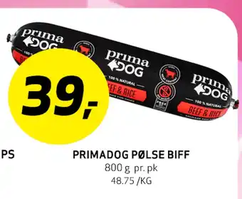 Bunnpris PRIMADOG PØLSE BIFF tilbud