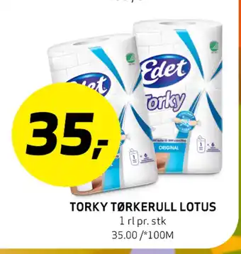 Bunnpris TORKY TØRKERULL LOTUS tilbud