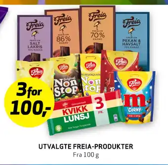 Bunnpris UTVALGTE FREIA-PRODUKTER tilbud