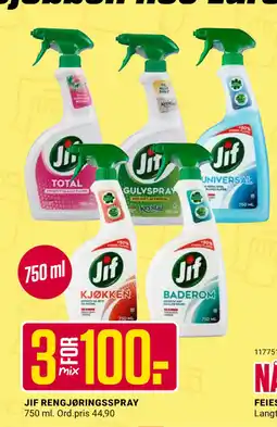 Europris JIF RENGJØRINGSSPRAY tilbud