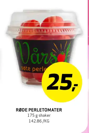 Bunnpris RØDE PERLETOMATER tilbud