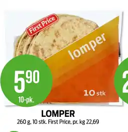 Kiwi LOMPER tilbud