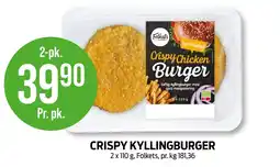 Kiwi CRISPY KYLLINGBURGER tilbud