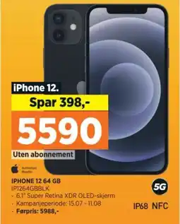 POWER IPHONE 12 64 GB tilbud