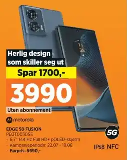 POWER EDGE 50 FUSION PB3T0030SE tilbud