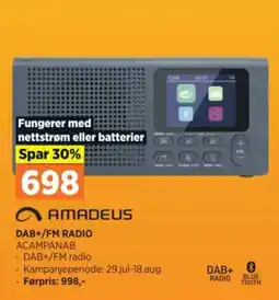 POWER DAB+/FM RADIO tilbud