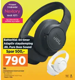 POWER STØYDEMPENDE HODETELEFONER tilbud