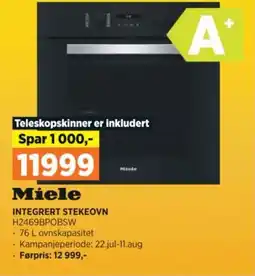 POWER INTEGRERT STEKEOVN H2469BPOBSW tilbud