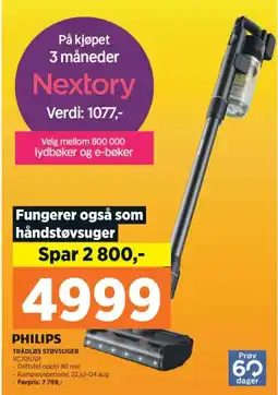 POWER TRÅDLØS STØVSUGER tilbud