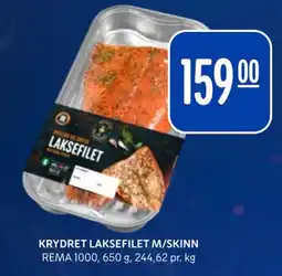 Rema 1000 KRYDRET LAKSEFILET M/SKINN tilbud