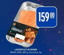 Rema 1000 LAKSEFILET M/SKINN tilbud