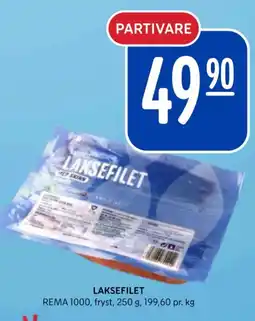 Rema 1000 LAKSEFILET tilbud