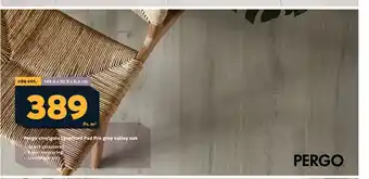 Megaflis Pergo vinylgulv Lysefjord Pad Pro grey valley oak tilbud