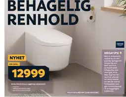 Megaflis Grohe Sensia Arena vegghengt dusjtoalett tilbud