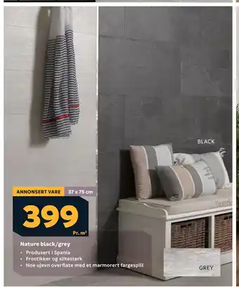 Megaflis Nature black/grey tilbud