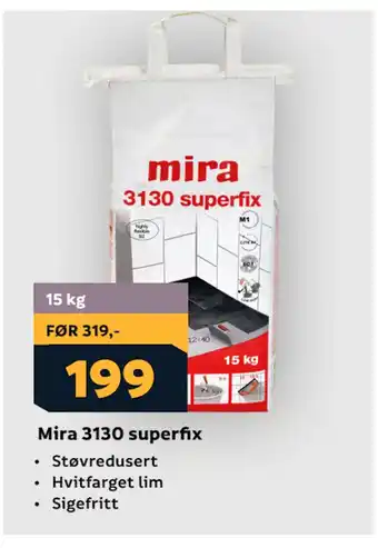 Megaflis Mira 3130 superfix tilbud