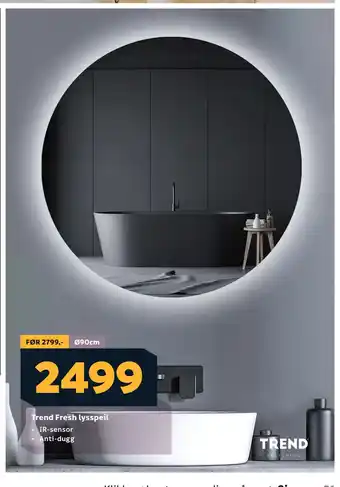 Megaflis Trend Fresh lysspeil tilbud