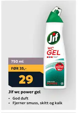 Megaflis Jif wc power gel tilbud