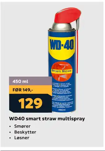 Megaflis WD40 smart straw multispray tilbud