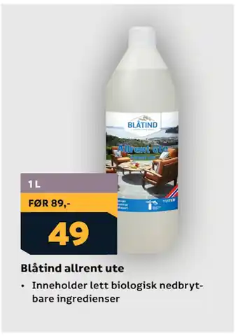 Megaflis Blåtind allrent ute tilbud