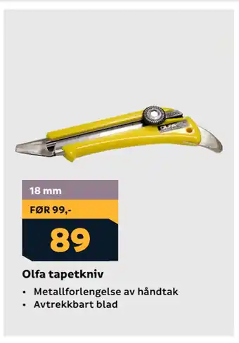 Megaflis Olfa tapetkniv tilbud