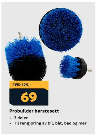 Megaflis Probuilder børstesett tilbud