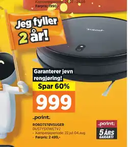 POWER ROBOTSTØVSUGER tilbud