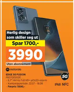 POWER EDGE 50 FUSION tilbud