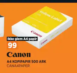 POWER A4 KOPIPAPIR 500 ARK tilbud