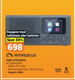 POWER DAB+/FM RADIO tilbud