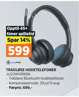 POWER TRÅDLØSE HODETELEFONER tilbud