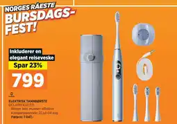 POWER ELEKTRISK TANNBØRSTE tilbud