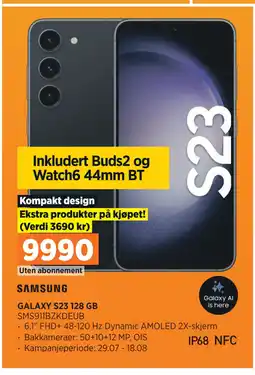 POWER GALAXY S23 128 GB tilbud