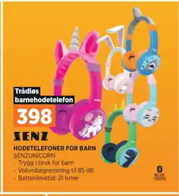 POWER HODETELEFONER FOR BARN tilbud