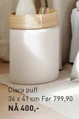 Kid Interiør Clara puff 34 x 41 cm tilbud