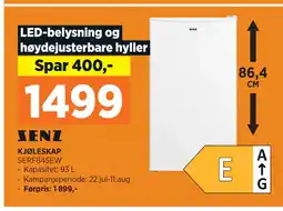 POWER KJØLESKAP tilbud