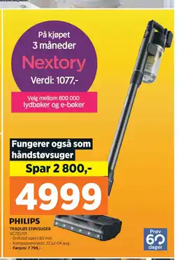 POWER TRÅDLØS STØVSUGER tilbud