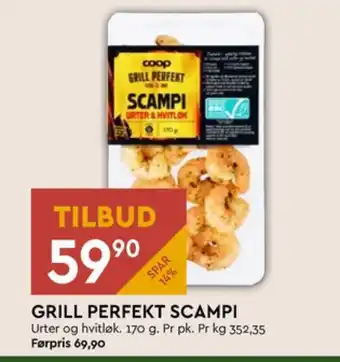 Coop Mega Coop scampi tilbud