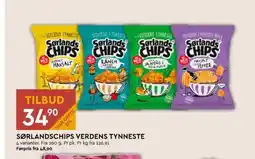 Coop Mega Verdens tynneste chips kvernet havsalt tilbud