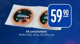 Rema 1000 lakseburger