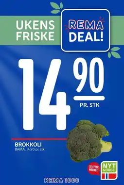 Rema 1000 Bama brokkoli tilbud