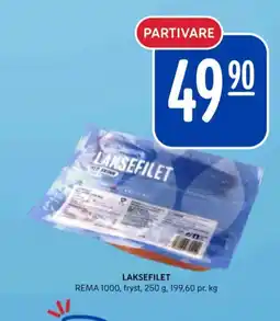 Rema 1000 Rema 1000 laksefilet tilbud