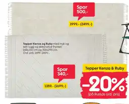 Rusta Ukjent teppe tilbud