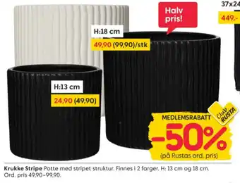 Rusta Ukjent hagepotte tilbud