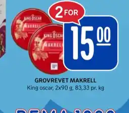 Rema 1000 King oscar makrell tilbud