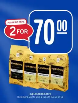 Rema 1000 Kjeldsberg kaffe formalet tilbud