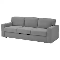 IKEA BÅrslÖv 3-seters sovesofa, Tibbleby beige/grå tilbud