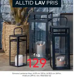 Skeidar Simone Lanterne liten tilbud